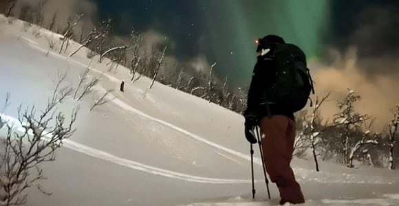 Tromsø: Guided Night Ski Touring (randonnee)