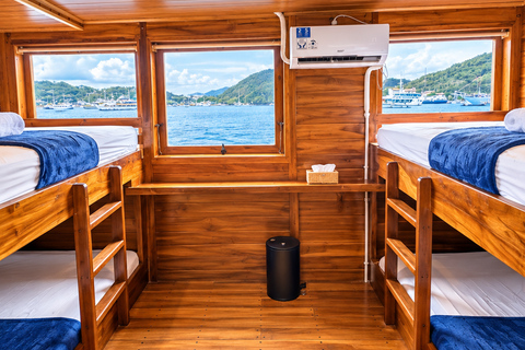 3D Komodo Sailing & Land Tour 12 Stops Single Bed & Hotel 3-Day Shared Cabin, Single Bed No Land Tour No Park Fee