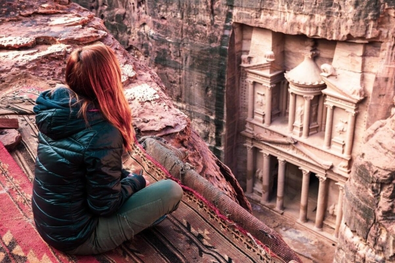 Amman nach Madaba, Nebo, Petra, Wadi Rum, Totes Meer - 4-Tages-Tour