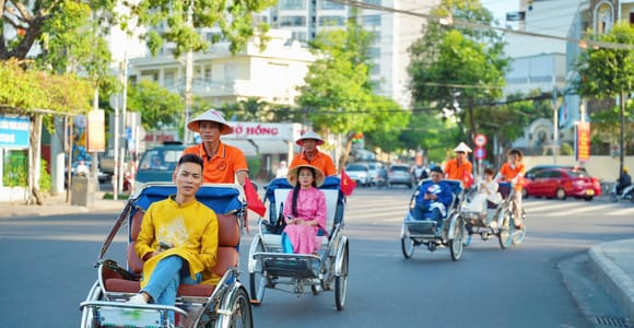 Nha Trang Traditional Ao Dai Experience with Cyclo Ride