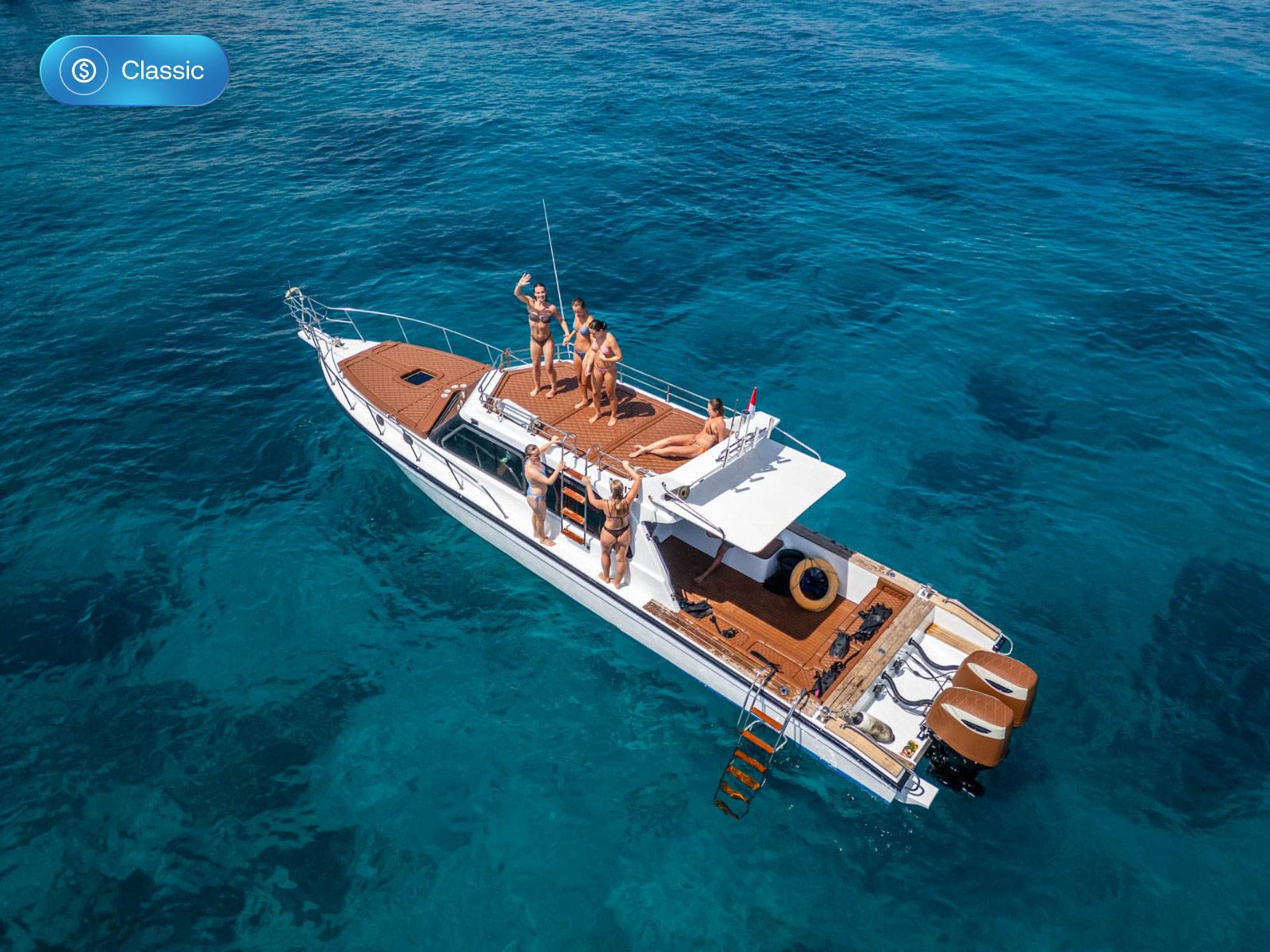 Bali: Nusa Penida mit Premium-Yacht, Mantarochen, Landtour