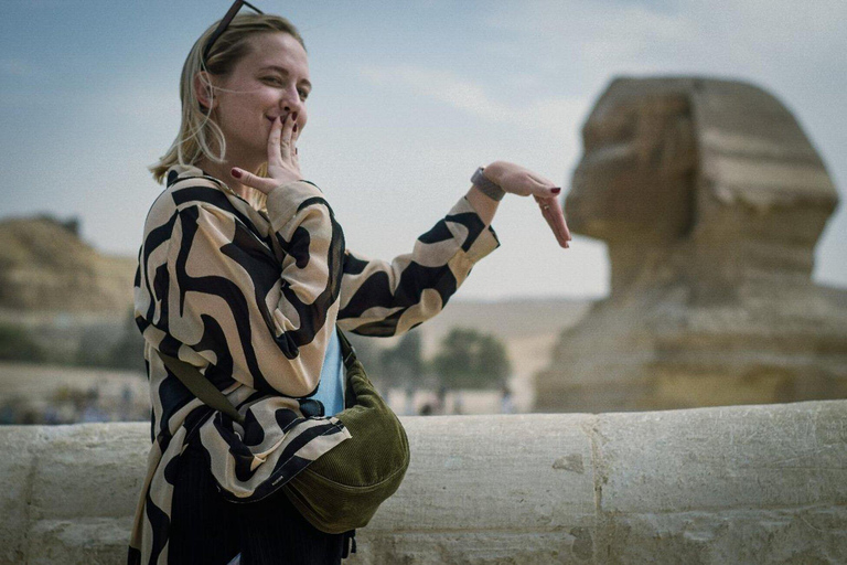 Hurghada to Cairo: Pyramids & Museum for First-Time Visitors Option 2 - The Grand Egyptian Museum (GEM) and Giza Pyramids