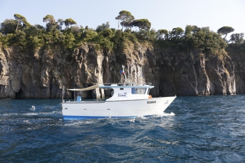 Experiencia de pesca en Positano y Amalfi