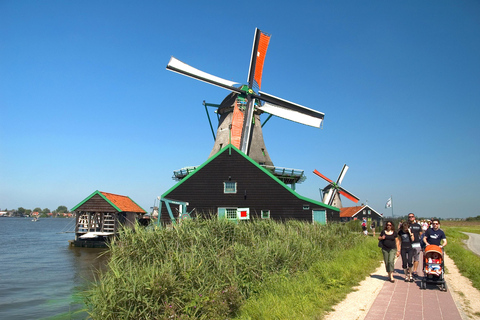 Amsterdam: Tour guidato dal vivo di Zaanse Schans e degustazione di formaggiGiro in spagnolo