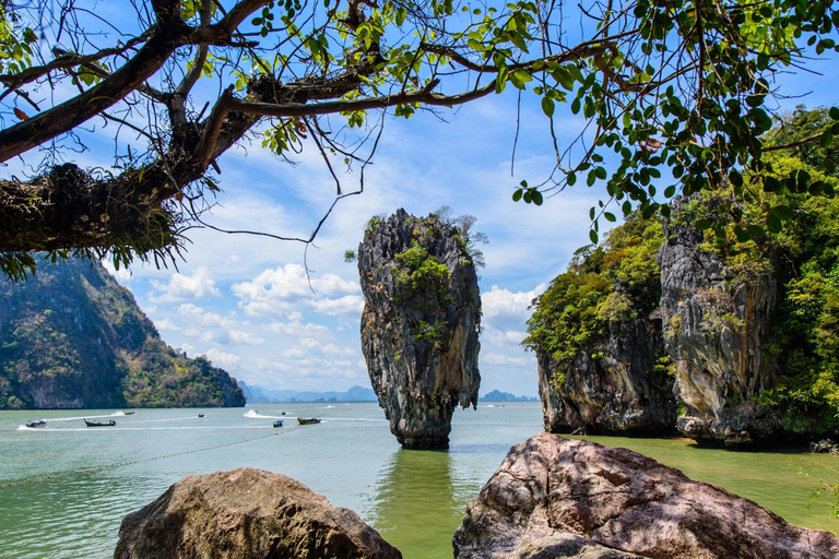 Krabi : excursion sur l&#039;île de James Bond et à Phang Nga en bateau à longue queueTour en bateau à longue queue dans la baie de Phang Nga