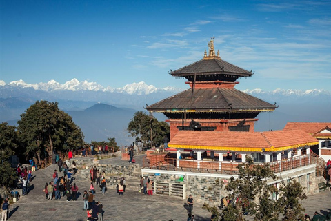 Kathmandu: Fahrt mit der Chandragiri-Seilbahn und TempelbesuchKathmandu: Fahrt mit der Seilbahn auf den Chandragiri-Hügel mit Tempelbesuch