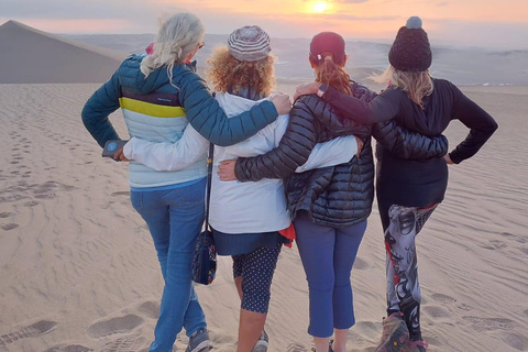 Professional sandboarding and sand skiing school in Huacachina