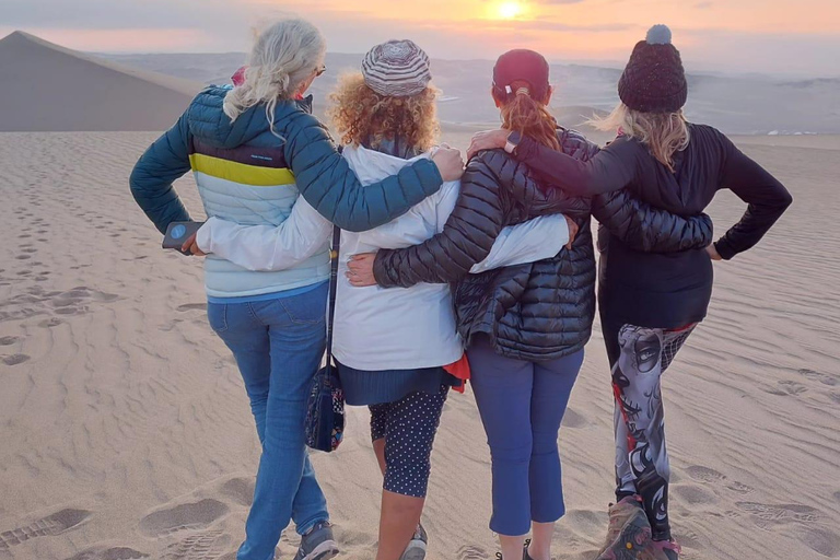 Professional sandboarding and sand skiing school in Huacachina