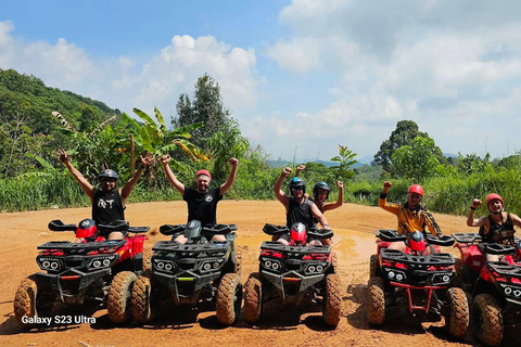 Phuket : quad 1 hr. + Zipline 20 stations + Transfert à l&#039;hôtel