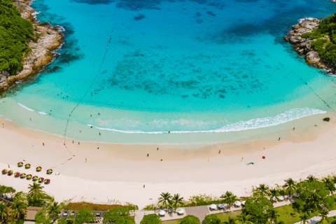 Phuket: Passeio de lancha rápida pelas ilhas Racha e Coral com almoço