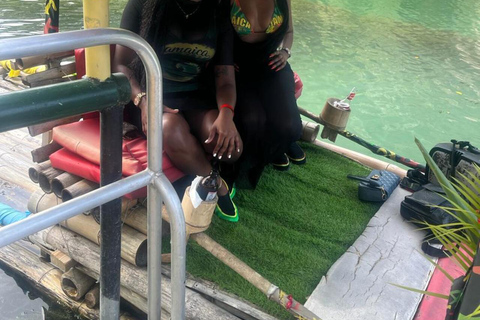 Montego Bay: Bamboe vlot op de rivier met kalksteen voetmassage