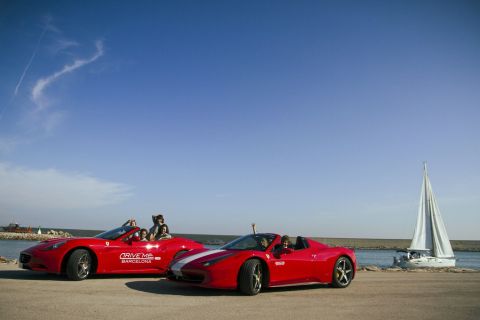 Barcelona: Ferrari Driving & Jet Ski Experience
