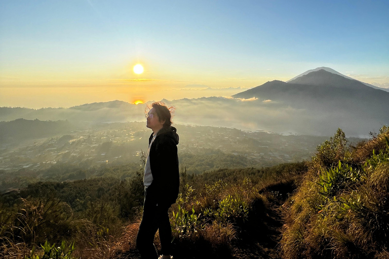 Randonnée privée au Mont Batur avec sources d'eau chaude et transfert à l'hôtel