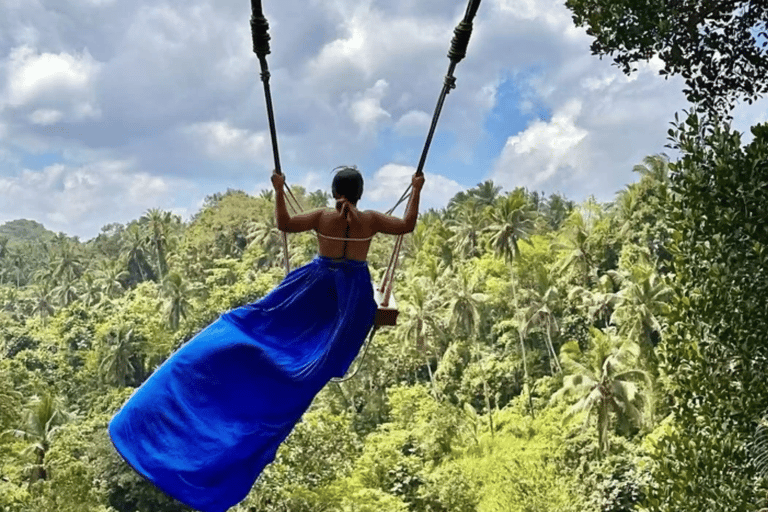 Bali: Ubud Swing und Wasserfall Tagestour mit MittagessenAffenwald, Tegenungan Wasserfall &amp; Kaffeeplantagen Tour