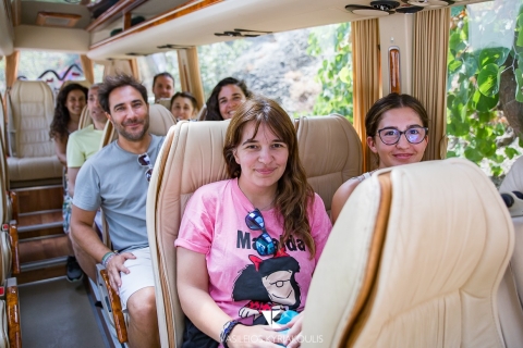 Ab Thessaloniki: Zugfahrt nach Meteora mit GuideZugfahrkarten 1. Klasse - Tour auf Spanisch