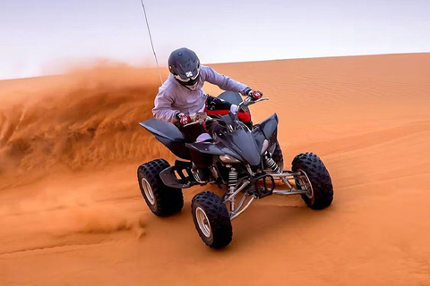 Dubai: Experiência de 60 minutos de quadriciclo e jantar com churrascoExperiência de 60 minutos de quadriciclo Self-Drive e jantar com churrasco