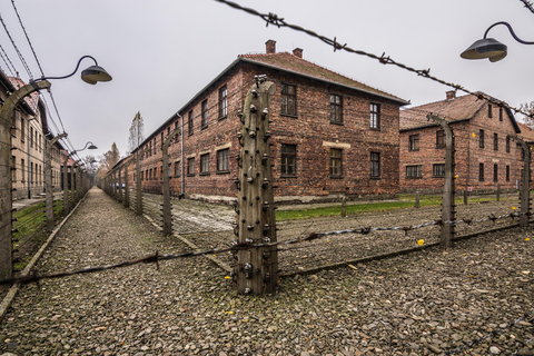 Z Krakowa: Auschwitz-Birkenau Wycieczka z przewodnikiem i opcje odbioruWycieczka w języku angielskim z odbiorem z miejsca zbiórki