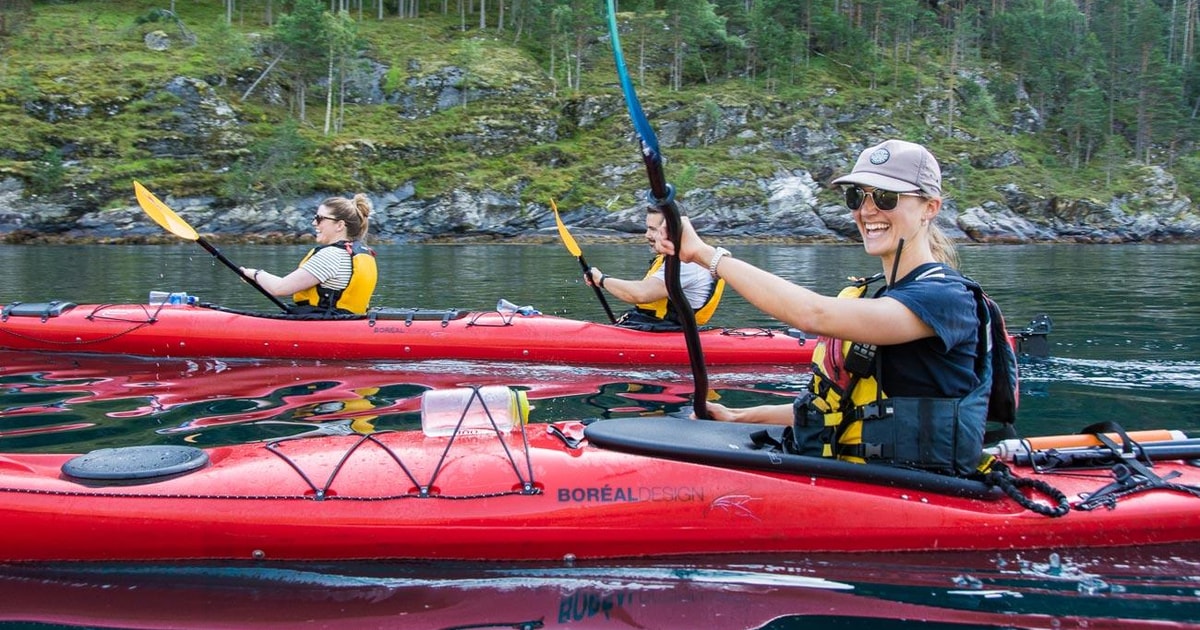 Geiranger Kayak tour with guide GetYourGuide
