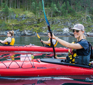 Kayaking in Geiranger