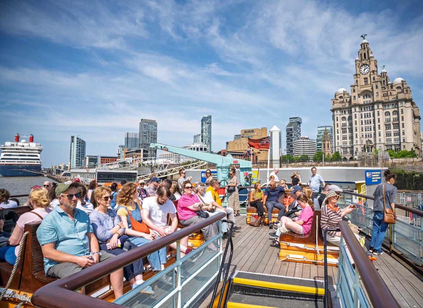 Liverpool: Sightseeing-bådtur på Mersey-floden