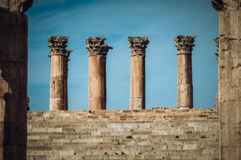 Del Mar Muerto :Excursión de un día a Jerash y AmmánTransporte y entradas