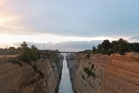 Corinth Canal Cruise, Epidaurus, and Nafplio Private Tour Canal views and photo stop, Mycenae, Epidaurus and Nafplio