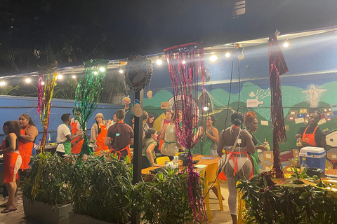 Churrasco BBQ Class, drinks and Patio Party in Copacabana Supermarket Tour + Churrasco BBQ Class and Patio Party