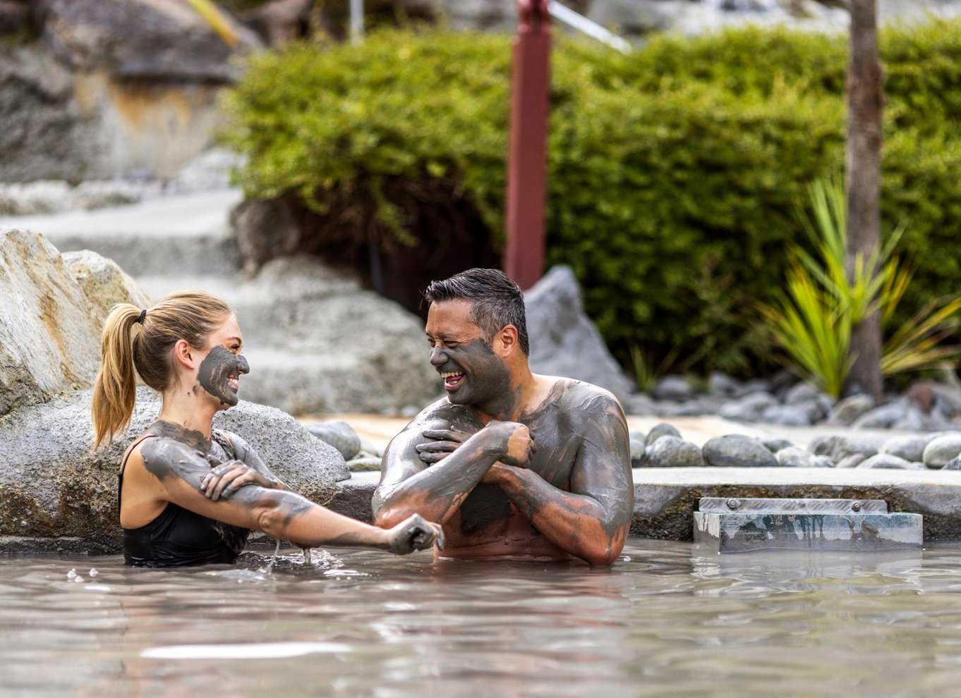 Rotorua: Hell's Gate – udendørs mudderkurbad og guidet gåtur