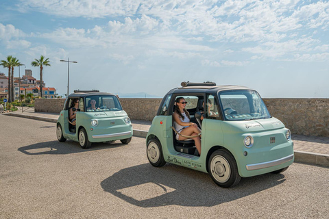Antibes: Tour in a 100% electric Fiat Topolino 1-hour Discovery Tour in a Fiat Topolino