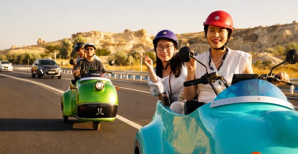 Cappadocia: Electric Trike Tour with Valley Photo Stops
