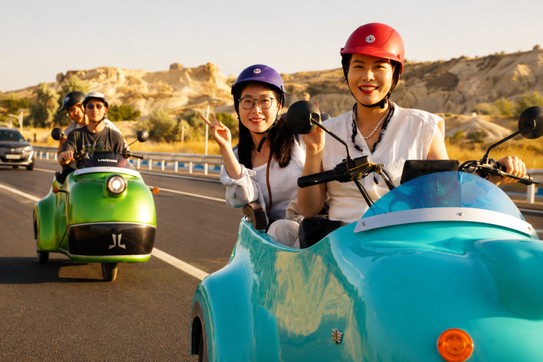 Cappadocia: Electric Trike Tour with Valley Photo Stops Private Electric Trike Tour