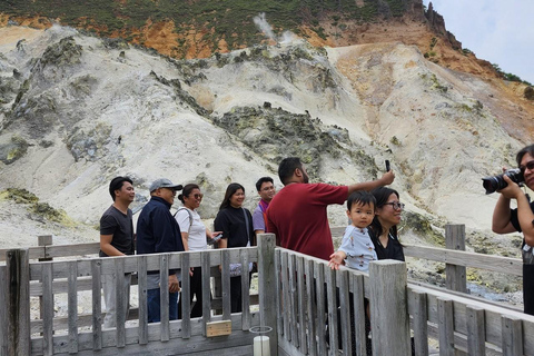 Noboribetsu: Tour di 1 giorno di Jigokudani e Toya da SapporoPiano standard