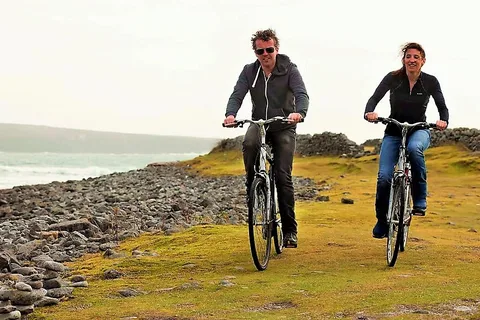 Ebiking on Inishmore island. Aran islands. Self-guided