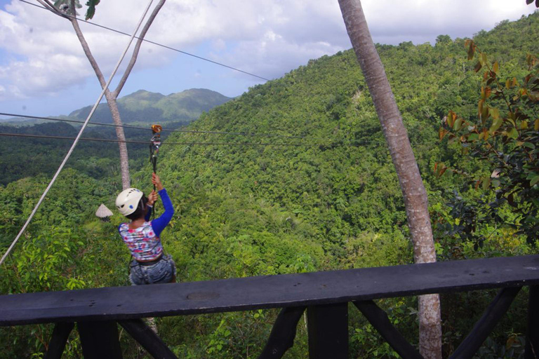 Damajagua waterval en Zip Line speciaal voor cruisers