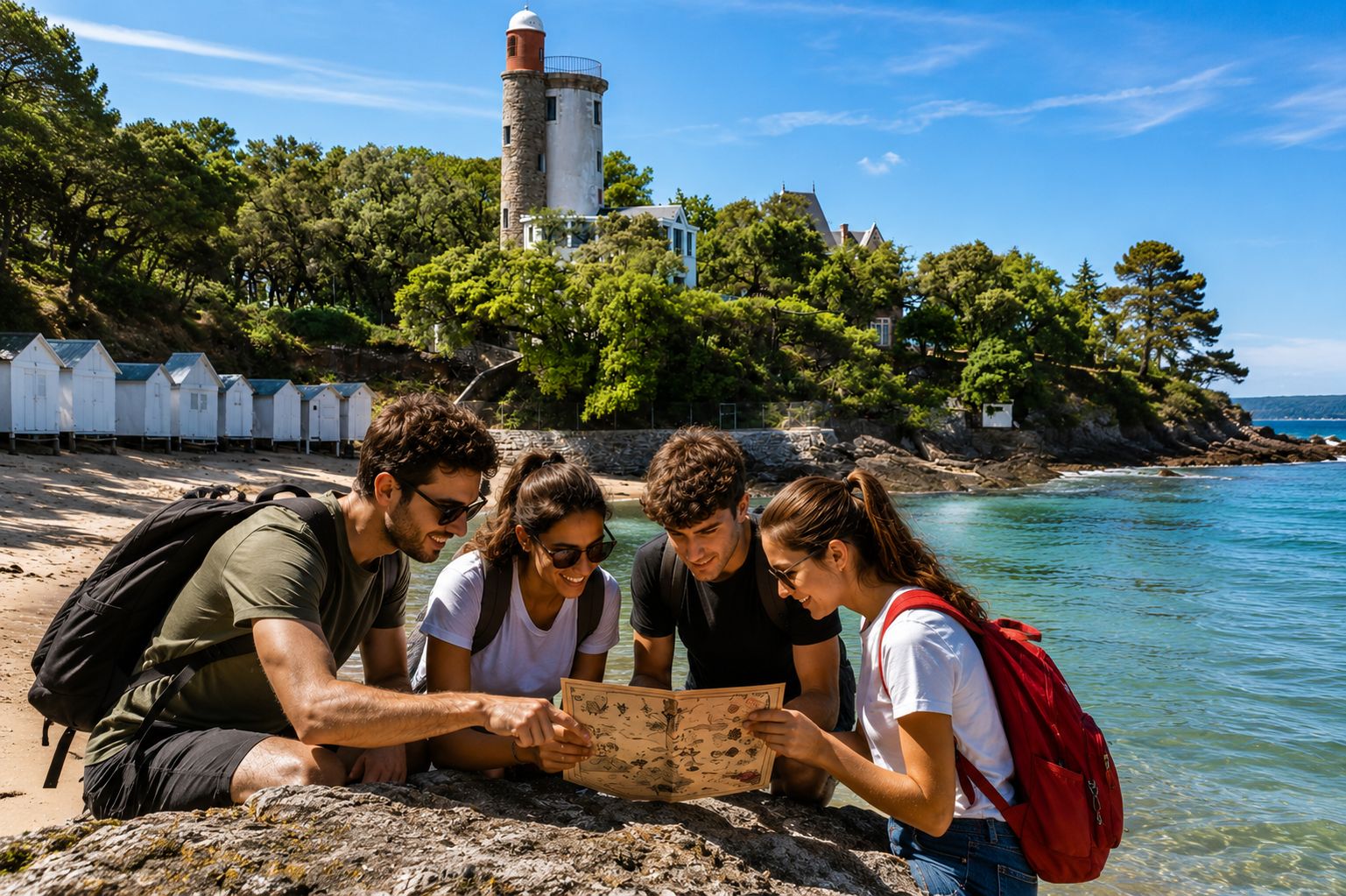 Noirmoutier: Escape Game im Freien, Ermittlung oder Schatzsuche