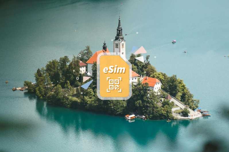 Slovenië/Europa: 5G eSim mobiel data-abonnement