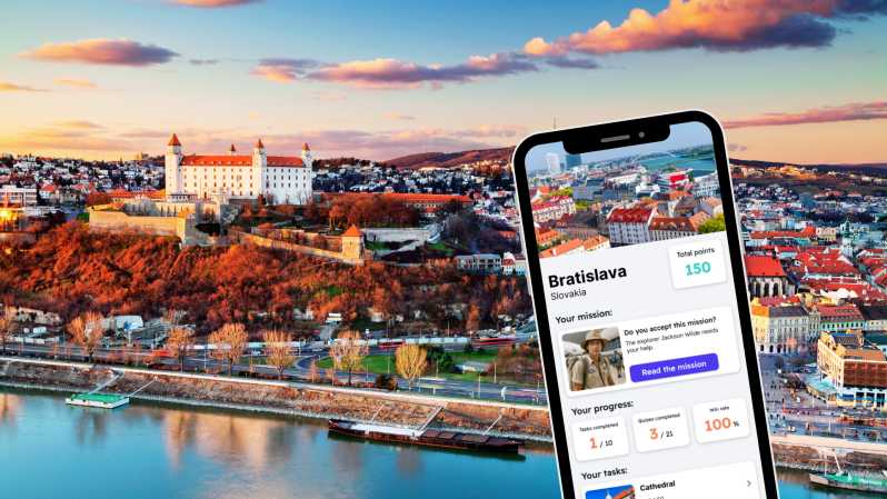 Bratislava: City Exploration Game and Tour on your Phone