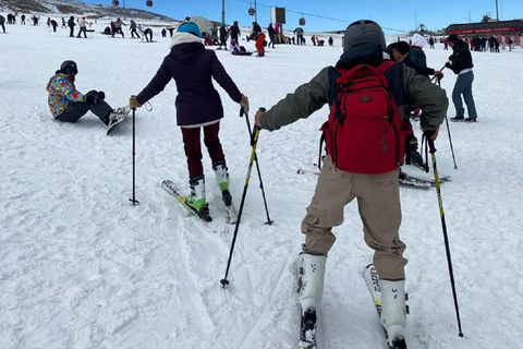 Erciyes skidtur med professionell tränare från Kappadokien