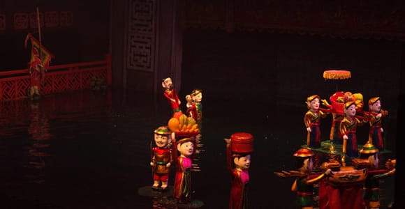 Hanoi: Street Food Walking Tour & Water Puppet Show