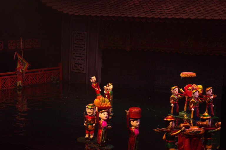 Hanoi: Street Food Walking Tour i Water Puppet Show