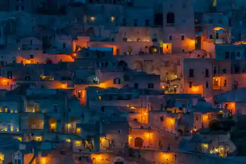 Matera : visite à pied au coucher du soleil dans le parc de la Murgia