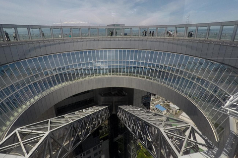 Osaka: Umeda Sky, Underground Mall & Nakazakicho Walk Small Group Tour without Entrance Fees with Meeting Point