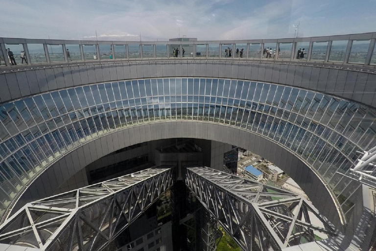 Osaka: Umeda Sky, Underground Mall & Nakazakicho Walk Small Group Tour without Entrance Fees with Meeting Point