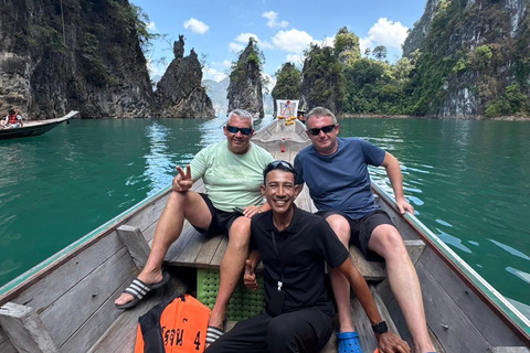 From Khao Lak: Private 3-Day Cheow Lan Lake & Khao Sok