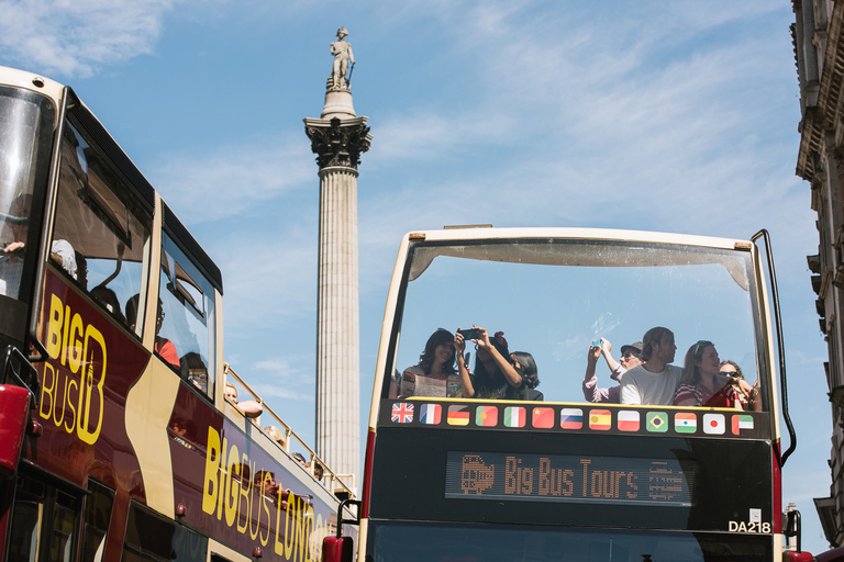 Londres : visite en bus à arrêts multiples à arrêts multiples avec option croisière multipleBus à arrêts multiples à arrêts multiples avec croisière fluviale et visite no