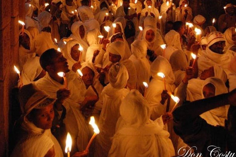 Z Addis Abeby: 4-dniowa wycieczka świąteczna do Lalibeli.Z Addis Abeby: świąteczna wycieczka do Lalibeli.