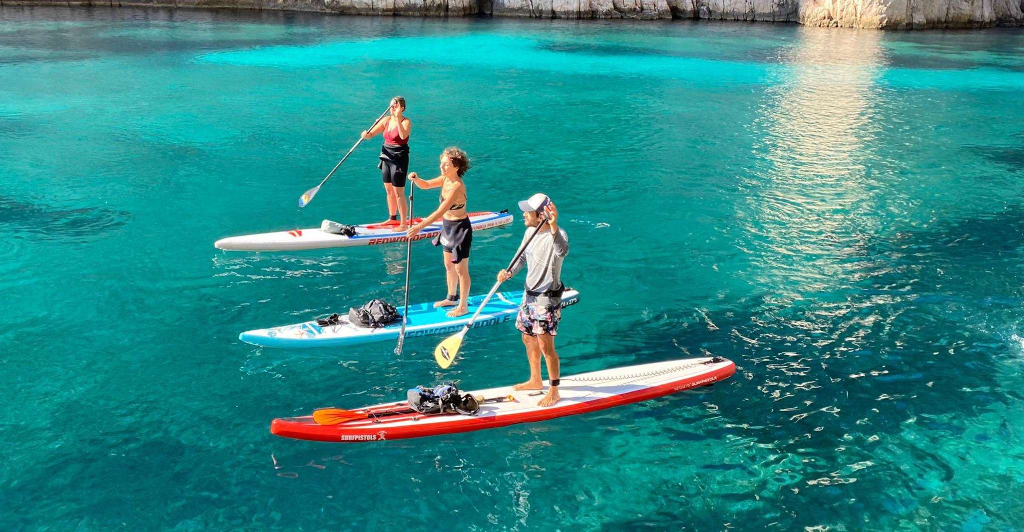 Cassis , Stand Up paddle dans le parc national des calanques - Hizvo