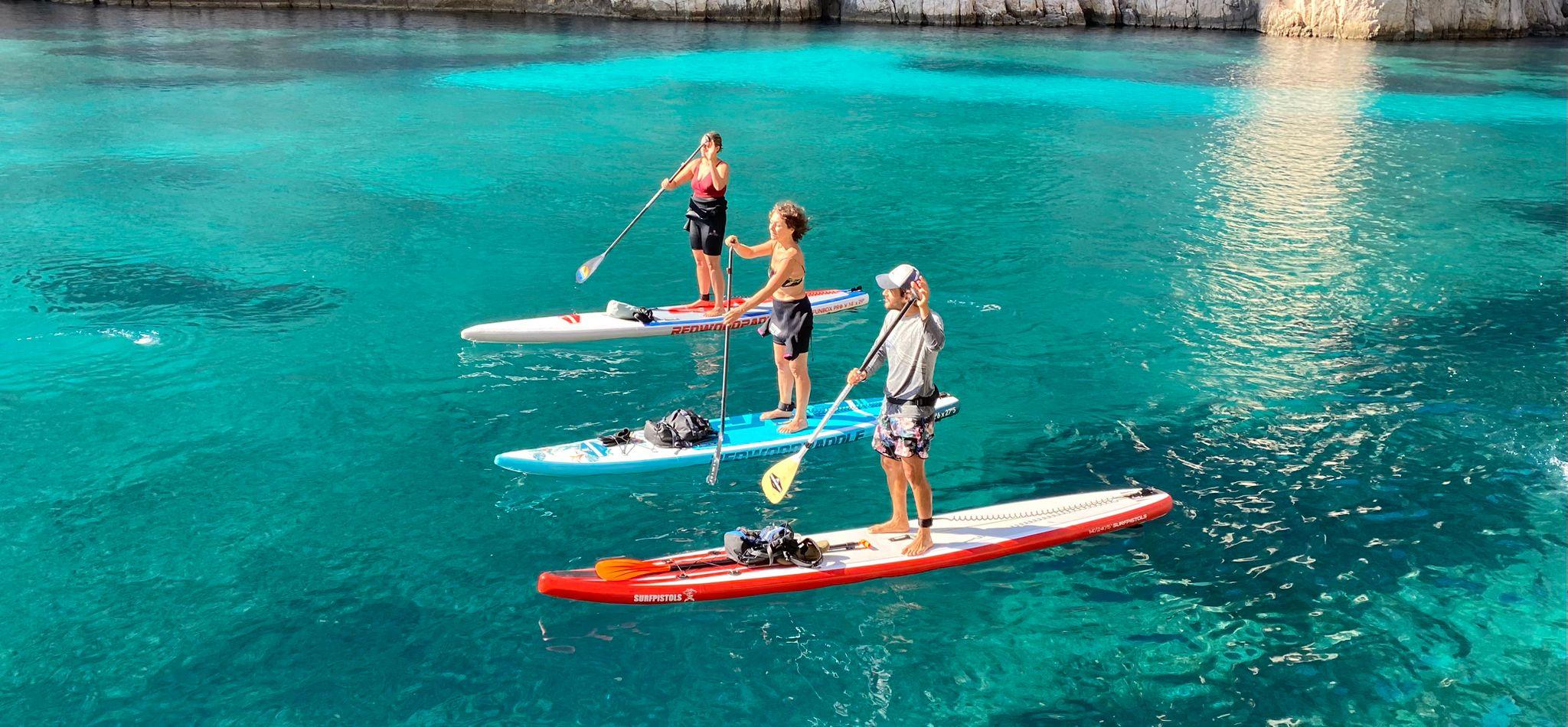 Cassis: Stand-up-Paddeln im Calanques-Nationalpark