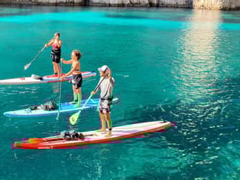 Cassis : Stand UP paddle dans le parc national des Calanques