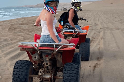 Agadir: Dunes & Beach ATV Quad Safari with Moroccan Tea Single Quad Bike